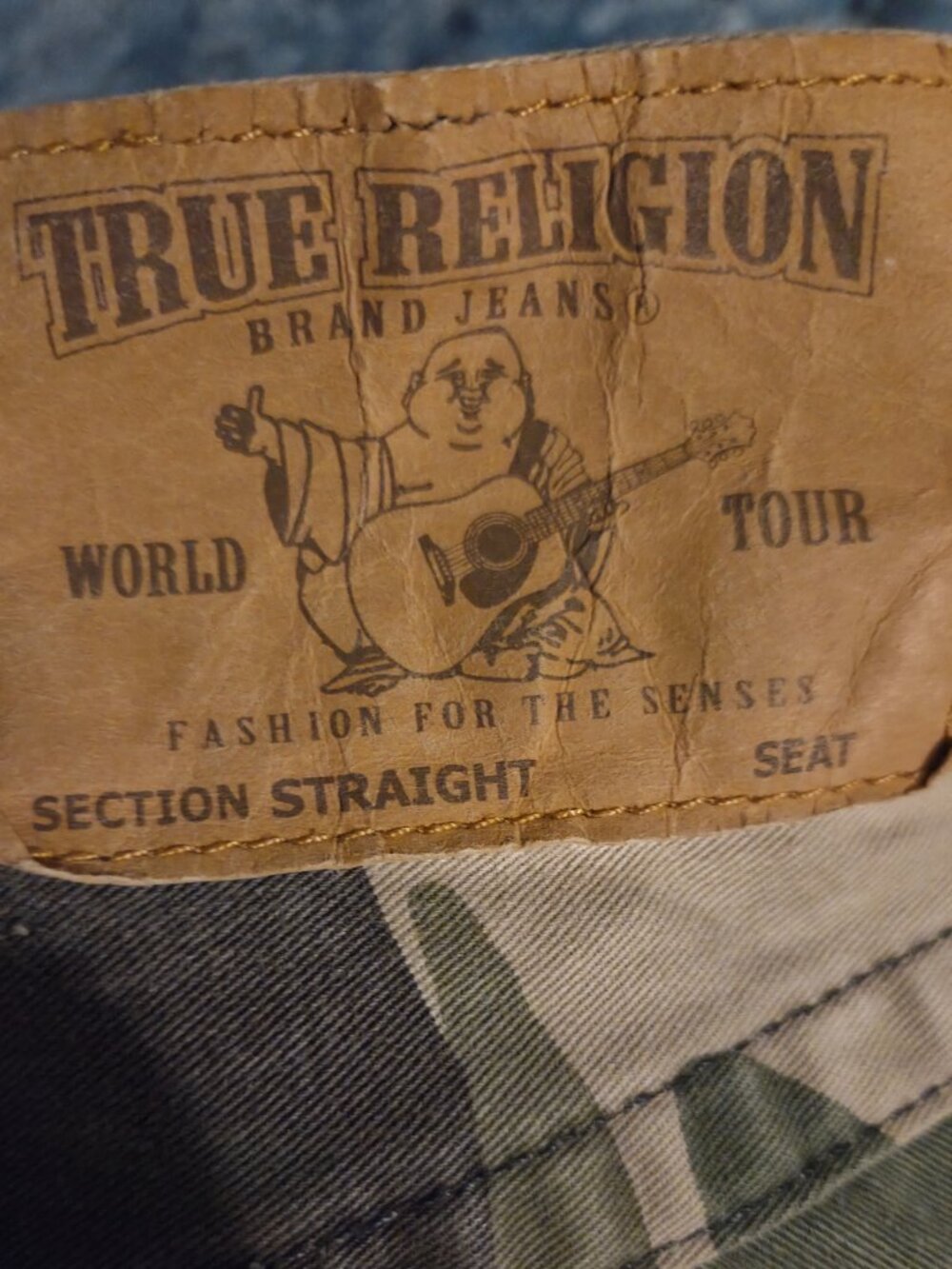 Mens true religion jeans camo size 32 - Picture 4 of 7